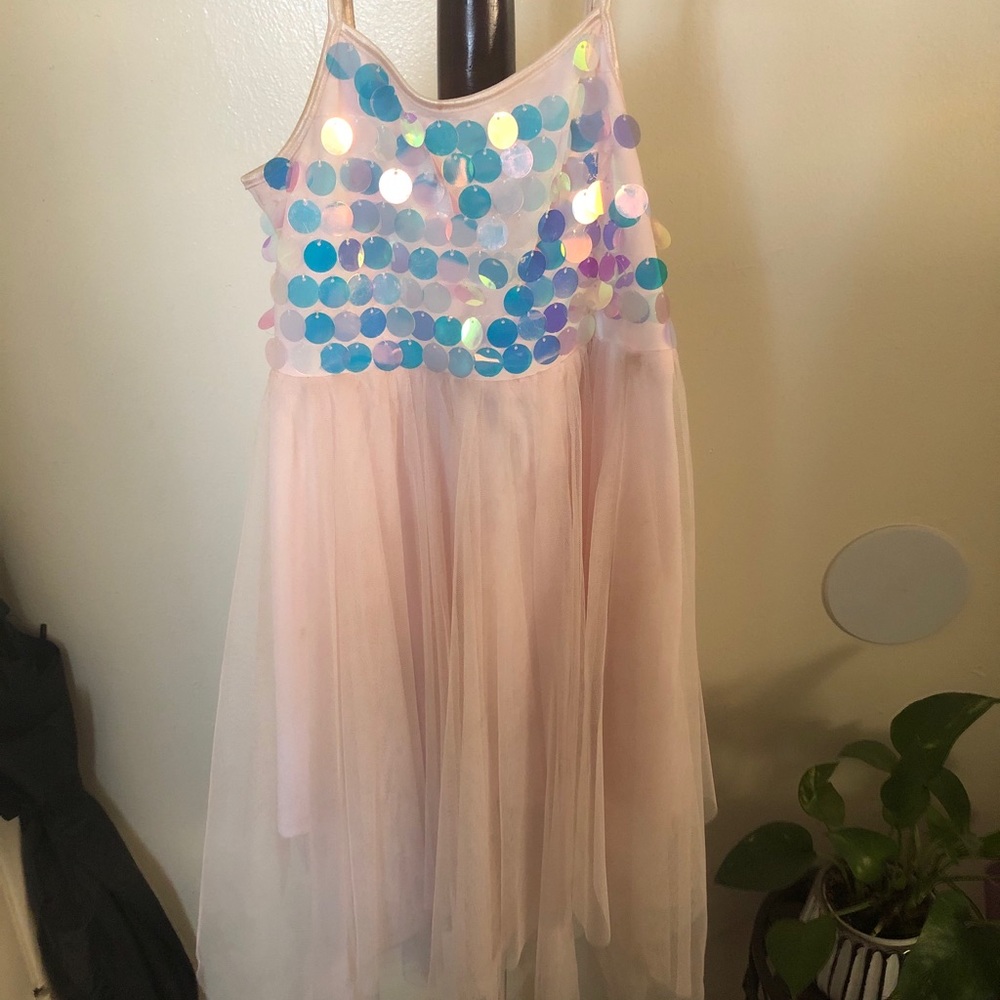 Sequins Pink Dress